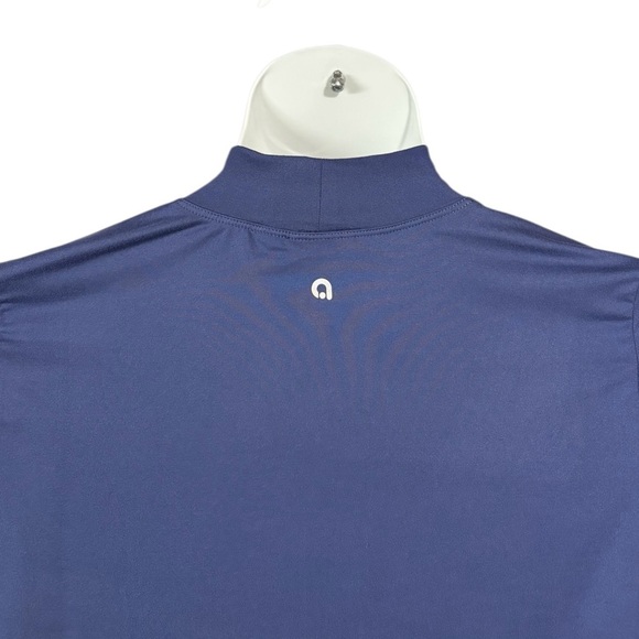 NEW, HYBA, Long Sleeve Blue Top, Mock Neck, Size Large 🏃♀️➡️ - Picture 7 of 9